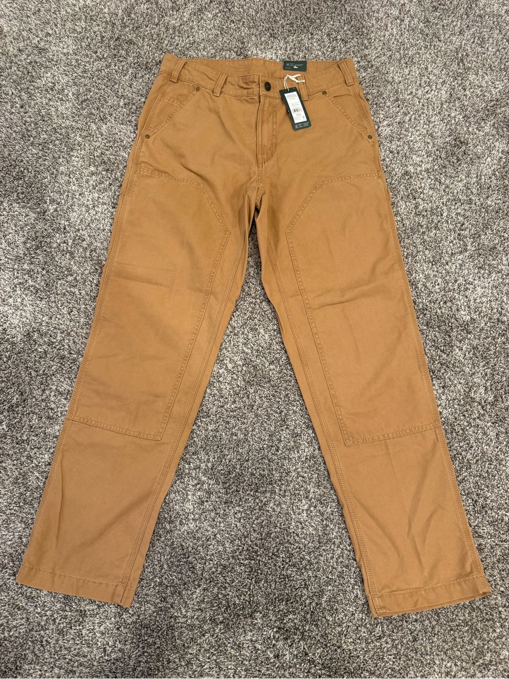 Alpine Design AD Utility Pants Men’s 32x32 Brown Khaki Organic Cotton NWT